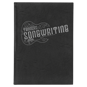 Black/Silver 7" x 9 3/4" Laserable Leatherette Journal with Lined Notepad