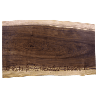 20" x 12" Black Walnut Cutting and Charcuterie Board