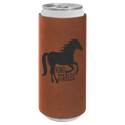 Rawhide Laserable Leatherette Slim Beverage Holder