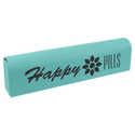 Teal 9 3/4" x 2 1/2" Laserable Leatherette Pill Box