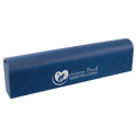 Blue/Silver 9 3/4" x 2 1/2" Laserable Leatherette Pill Box
