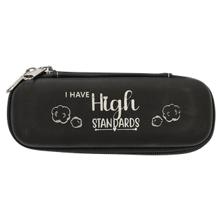 Black/Silver 7" x 2 1/2" x 1 3/4" Smoke Case