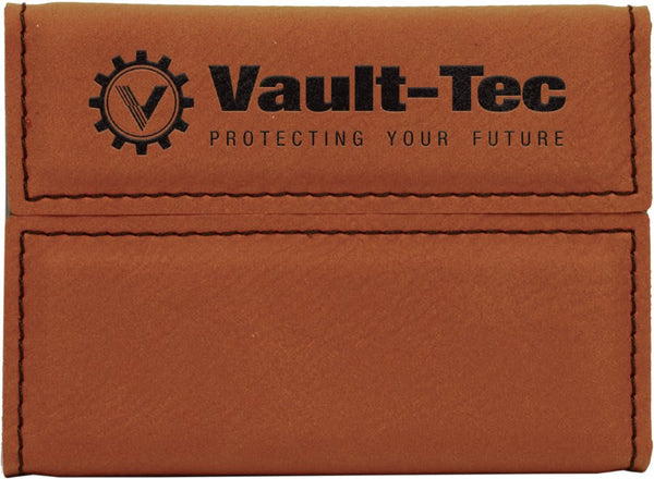 Rawhide 3 3/4" x 2 3/4" Laserable Leatherette Hard Business Card Holder