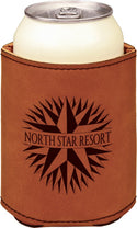 Rawhide 3 3/4" Laserable Leatherette Beverage Holder