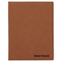 Rawhide 7" x 9" Laserable Leatherette Small Portfolio with Notepad