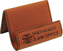 Rawhide 3 1/2" x 2 1/2" Laserable Leatherette Holder Easel