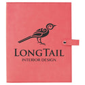 Pink 8 3/4" x 11" Leatherette Book/Bible Cover with Snap Closure