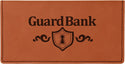 Rawhide 6 3/4" x 3 1/2" Laserable Leatherette Checkbook Cover