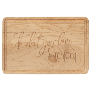 9" x 6" Maple Cutting Board with Drip Ring