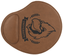 Dark Brown 9" x 10 1/4" Laserable Leatherette Mouse Pad