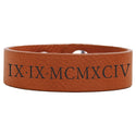 Rawhide 8 1/2" x 3/4" Laserable Leatherette Youth Cuff Bracelet
