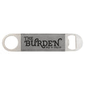 Gray 1 1/2" x 7" Laserable Leatherette Bottle Opener