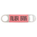 Pink 1 1/2" x 7" Laserable Leatherette Bottle Opener