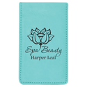 Teal 7-Piece Laserable Leatherette Manicure Gift Set