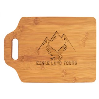 11" x 7 3/4" Bamboo Cutting Board with Handle
