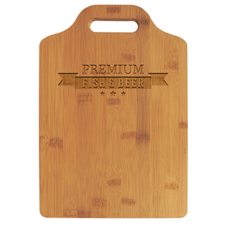 13" x 9" Bamboo Cutting Board with Handle