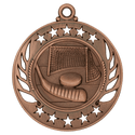 Antique Bronze 2 1/4" Hockey Galaxy Medal
