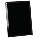 Black 7" x 9" Glass Mirror Plaque