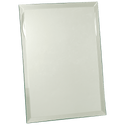 Clear 9" x 12" Glass Mirror Plaque