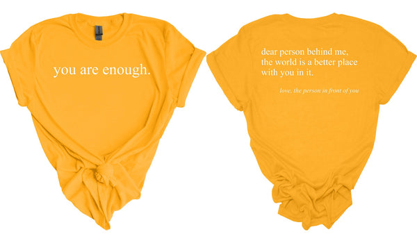 You Are Enough Unisex Tee - Crawford County Suicide Prevention Coalition