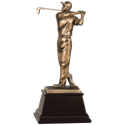 Bronze 2 13" Male Golf Resin Award