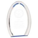 Blue 7" Oval Halo Acrylic