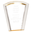Gold 7" Fan Halo Acrylic