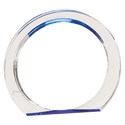 Blue 5 3/8" Round Halo Acrylic