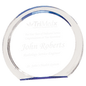 Blue 6 3/8" Round Halo Acrylic