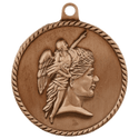 Antique Bronze 2" Achievement High Relief Medal