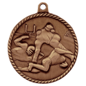 Antique Bronze 2" Football High Relief Medal