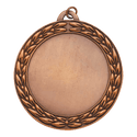 Antique Bronze 2 2 3/4" Wreath 2" Insert Holder Medal