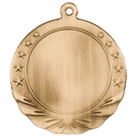 Antique Gold 2 3/4" 2" Insert Holder Medal