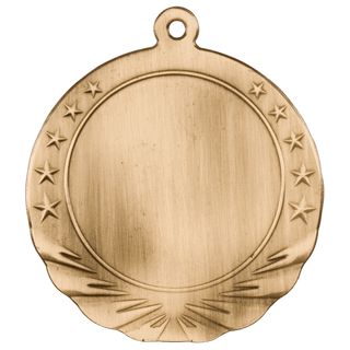 Antique Gold 2 3/4" 2" Insert Holder Medal