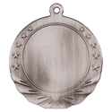 Antique Silver 2 3/4" 2" Insert Holder Medal