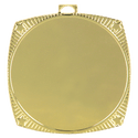 Bright Gold 2 1/8" Square Star 2" Insert Holder Medal