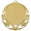 Bright Gold 2 3/4" Open Wreath 2" Insert Holder Medal