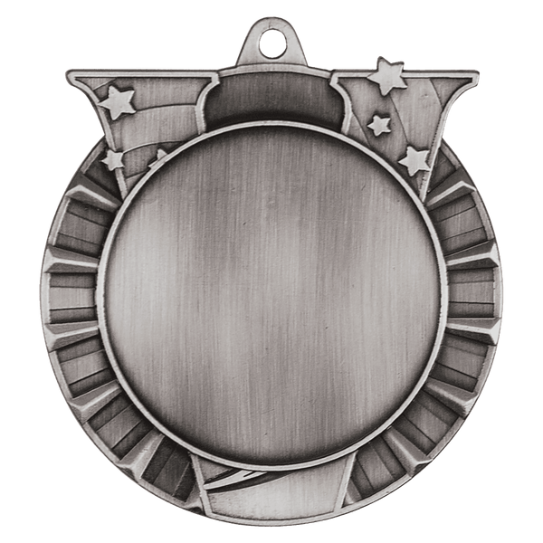 Antique Silver 2 3/4" Victory 2" Insert Holder Medal