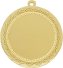 Bright Gold 2 3/4" Sun 2" Insert Holder Medal