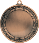 Antique Bronze 2 3/4" Inspirational 2" Insert Medal Holder