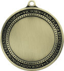 Antique Gold 2 3/4" Inspirational 2" Insert Medal Holder