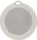 White 2 3/4" Bling 2" Insert Holder Medal