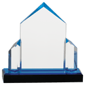 Blue 7" x 7" Jewel Post Impress Acrylic