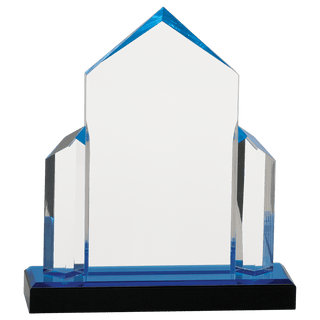 Blue 7" x 8" Jewel Post Impress Acrylic