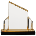 Gold 7" x 7" Beveled Post Impress Acrylic
