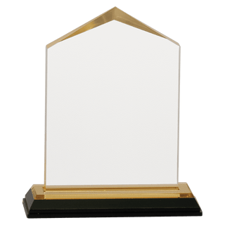 Gold 3 1/2" x 5 1/2" Jewel Impress Acrylic