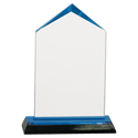 Blue 3 1/2" x 6 1/2" Jewel Impress Acrylic