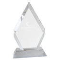 Silver 7" Base Diamond Impress Acrylic