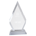 Silver 8" Base Diamond Impress Acrylic