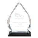 Silver 5 1/4" x 8 3/4" Diamond Impress Acrylic